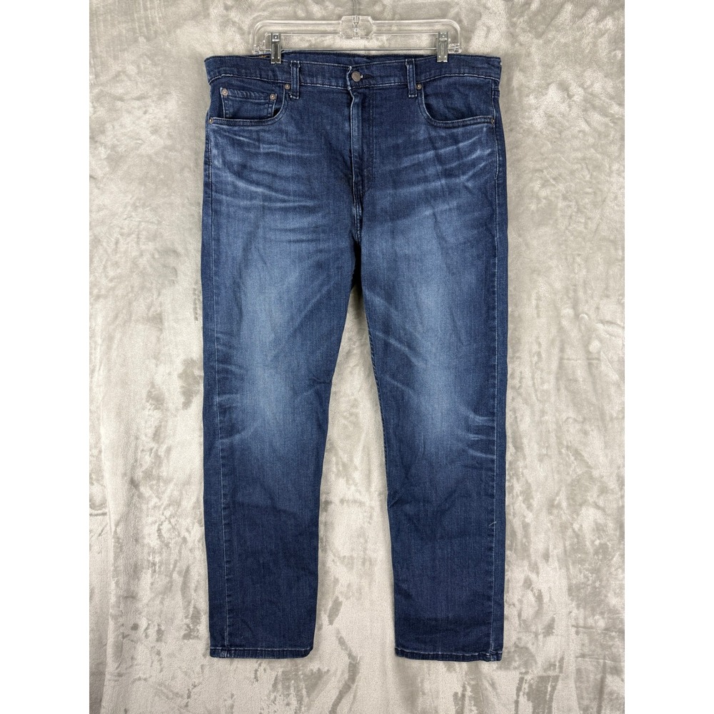 Levi Strauss 502 Regular Taper Jeans Dark Wash Mens W38 L32